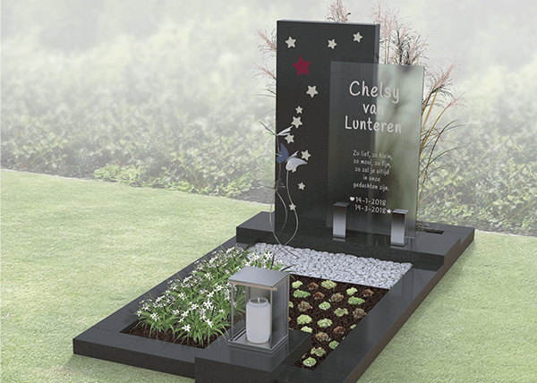 lay-out voorstel grafmonument