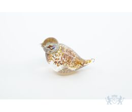 Glazen vogel  Spikkels-  Geel