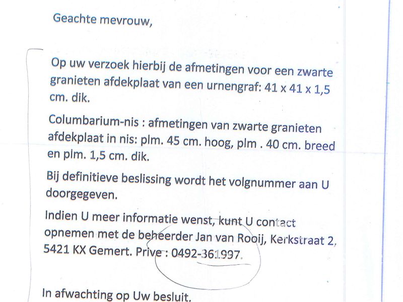 grafstenen Gemert Begraafplaats St. Janskerk