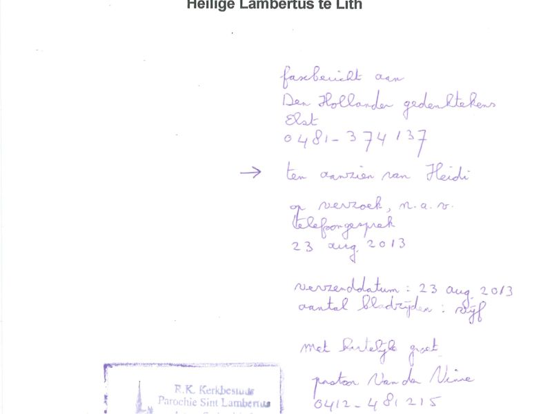 grafstenen Lith Heilige Lambertus Lith