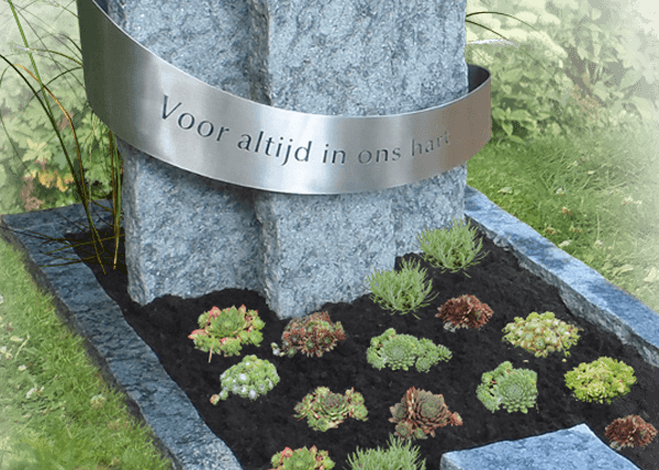 grafbeplanting grafsteen onderhoud