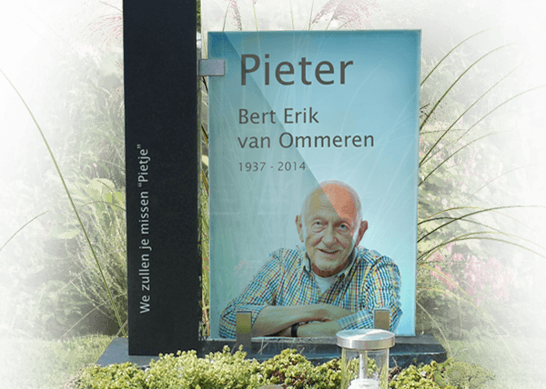 foto in glas op grafsteen voorbeelden 2