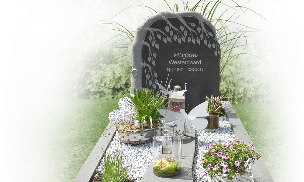 grafbeplanting bloemen uit eigen tuin