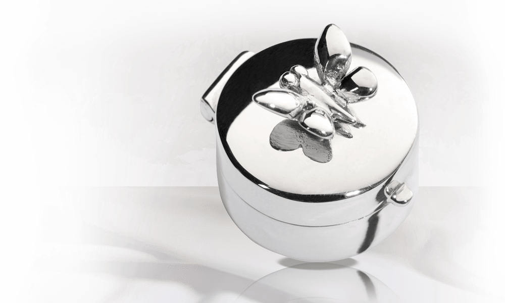 gedenksieraden mini urnen zilver