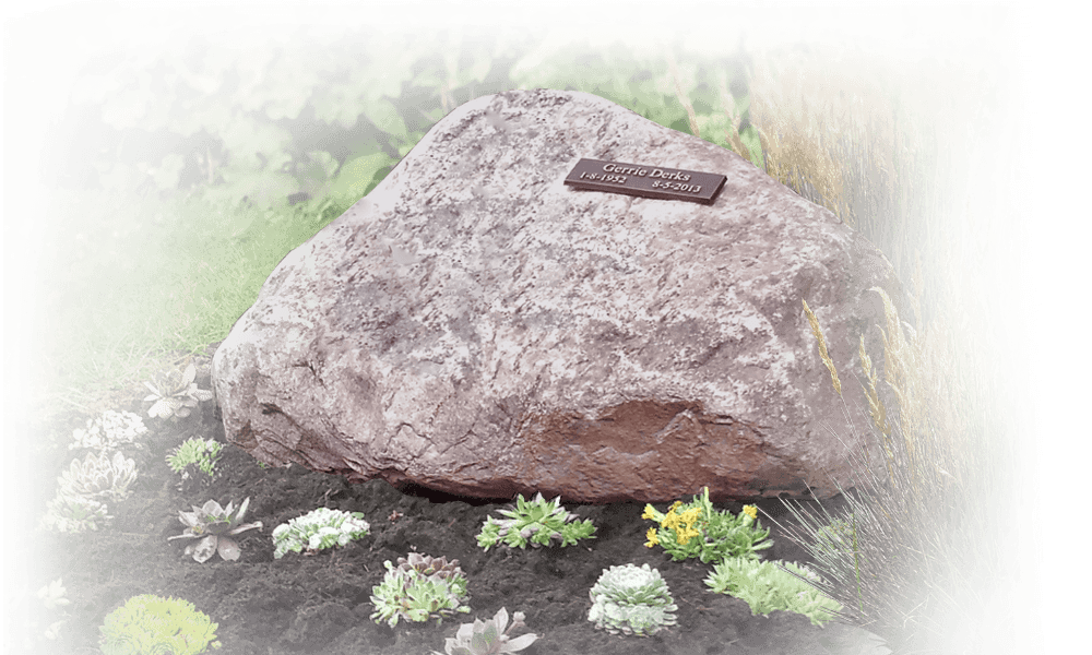 puur natuur collectie zwerfkei bronzen naamplaatje