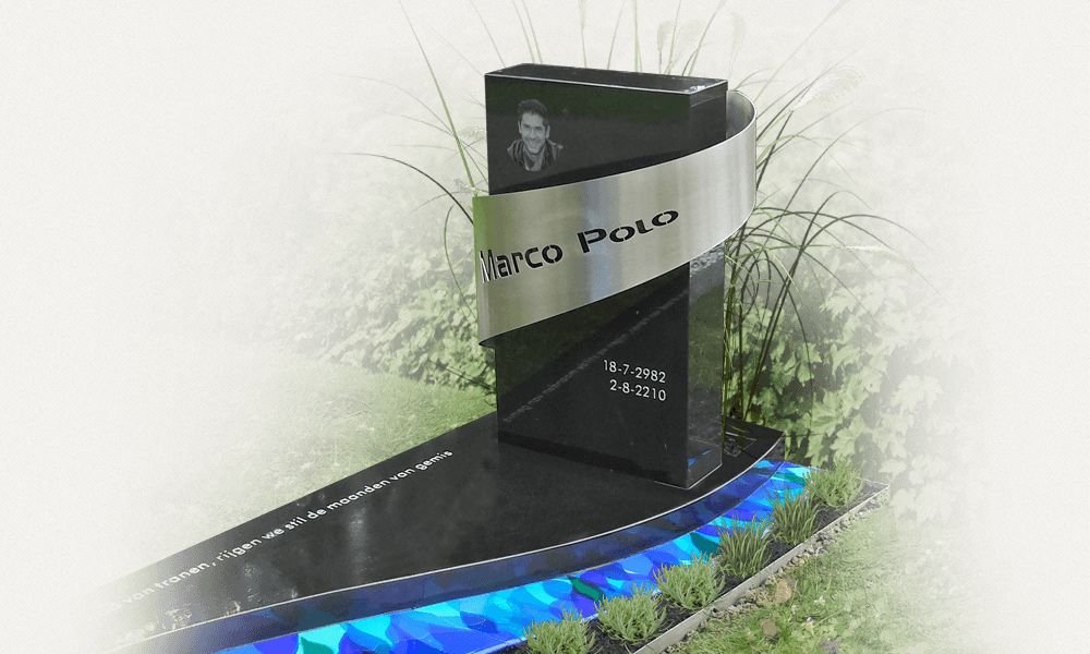 exclusieve grafmonumenten glasfusing rivier