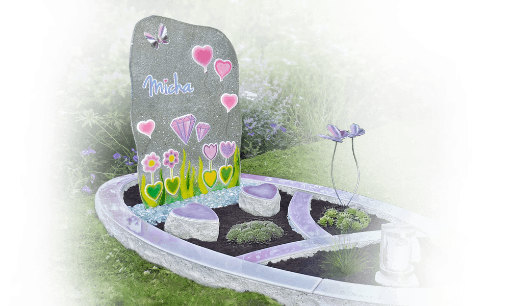 kindergraf monument symbolen betekenis hartjes liefdevolle gedenkplaat