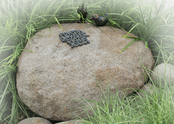 puur natuur collectie zwerfkeien inspiratietuin bronzen vogeltjes