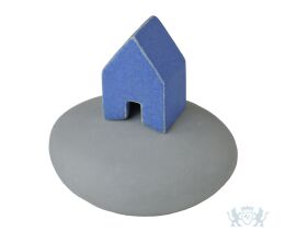  Zielenhuisje mini urn 0,04L - Blauw met blauw