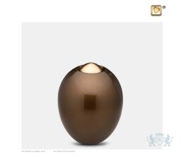 Adore Keepsake Urn Bronze and Bru Gold