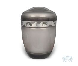Aluminium urn met grijs en zwarte tinten