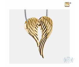 AngelWings Ashes Pendant Pol and Bru Gold Vermeil