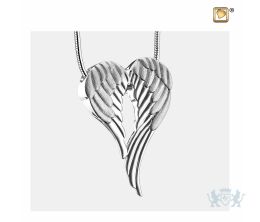 AngelWings Ashes Pendant Pol and Bru Silver