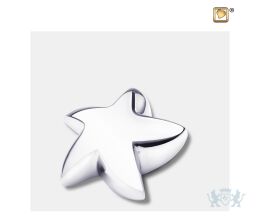 Angelic Star Keepsake Urn Pol Silver