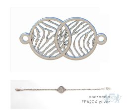 Armband met Jasseron Infinity open