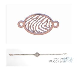 Armband met Jasseron Ovaal