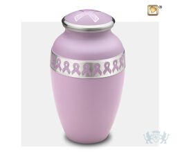 Awareness Adult Urn Pink and Bru Pewter