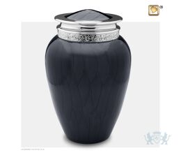 Blessing Adult Urn Pearl Midnight and Pol Silver