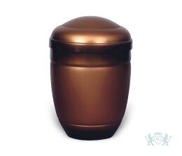 Bronskleurige aluminium urn 