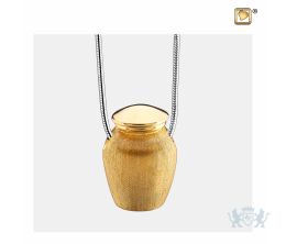 Classic Urn Ashes Pendant Pol and Bru Gold Vermeil