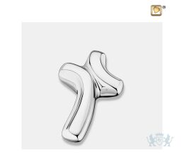 ComfortCross Keepsake Urn Pol Silver