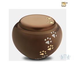 Cuddle Large Pet Urn Bronze and Bru Gold