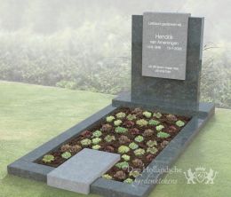 Eenvoudig grafmonument