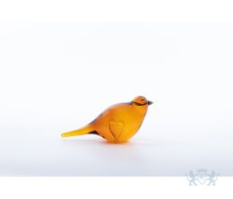 Glazen vogel - Oranje
