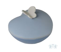 Hart blauw - met witte vlinder 0,60L