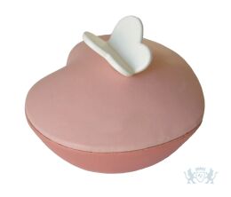 Hart roze - met witte vlinder 0,60L