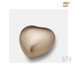Heart Keepsake Urn Bru Gold