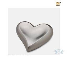 Heart Keepsake Urn Bru Pewter