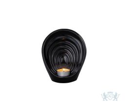 Keramische mini urn "Guardian Lamp Black"