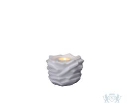 Keramische mini urn "The Christ White"