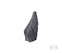 Keramische mini urn "Wings Dark Matte"