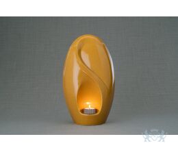 Keramische urn "Eternity Amber Yellow"