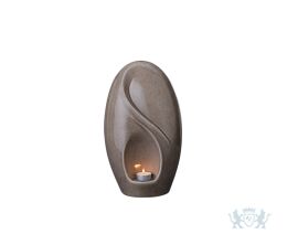 Keramische urn "Eternity Beige Grey"