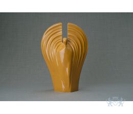 Keramische urn "Guardian Amber Yellow"