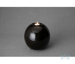 Keramische urn Harmony - zwart 3,2L