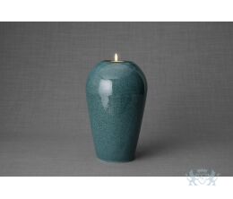 Keramische urn serenity - groen/blauw 3,3L