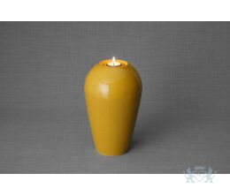 Kermische urn serenity - geel -3,3L