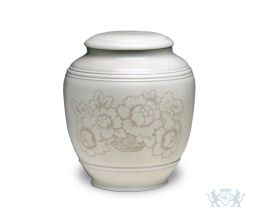 Klassieke porseleinen urn