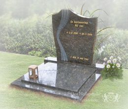 Kort graf met gebeeldhouwde decoratie