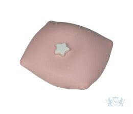 Kussentje roze - met witte ster 0,25L