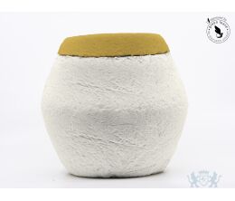 Mycellium Bio urn modern - groot 3,5L Geel