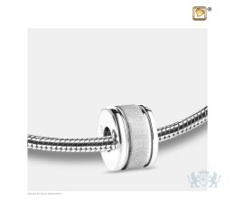 Omega Ashes Bead Bru Silver
