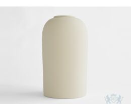 PELION – handgemaakte eco urn in zacht beige engobe
