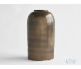 PELION – handgemaakte urn in koperkleurig metallic keramiek