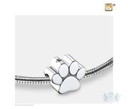 Paw Ashes Bead Pol Silver