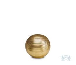 Porseleinen mini urn bol goud